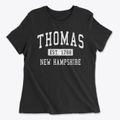 Thomas New Hampshire Classic Established Women's Cotton T-Shirt additional view 1