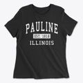 Pauline Illinois Classic Established Women's Cotton T-Shirt additional view 1