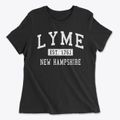 Lyme New Hampshire Classic Established Women's Cotton T-Shirt additional view 1