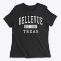 Bellevue Texas Classic Established Women's Cotton T-Shirt additional view 1
