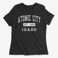 Atomic City Idaho Classic Established Women's Cotton T-Shirt additional view 1