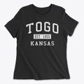 Togo Kansas Classic Established Women's Cotton T-Shirt additional view 1
