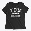 Tom Oklahoma Classic Established Women's Cotton T-Shirt additional view 1