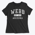 Webb Arizona Classic Established Women's Cotton T-Shirt additional product view 1