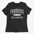 Pembroke New Hampshire Classic Established Women's Cotton T-Shirt additional view 1