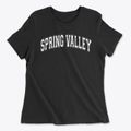Spring Valley Elementary School Varsity Arch Women's Cotton T-Shirt additional product view 1