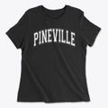 Pineville Middle School Varsity Arch Women's Cotton T-Shirt additional view 1
