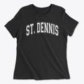 St Dennis Parish Varsity Arch Women's Cotton T-Shirt additional view 1