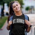 St Dennis Parish Varsity Arch Women's Cotton T-Shirt additional view 2