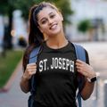 Saint Joseph Elementary School Varsity Arch Women's Cotton T-Shirt additional view 2