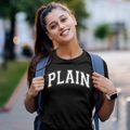 Plain Center Elementary School Varsity Arch Women's Cotton T-Shirt additional view 2