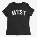 West Chester Friends School Varsity Arch Women's Cotton T-Shirt additional view 1