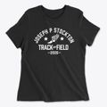 Joseph P Stockton Elementary School Track and Field Women's Cotton T-Shirt additional view 1