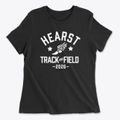 Hearst Elementary School Track and Field Women's Cotton T-Shirt additional view 1