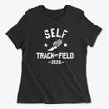 Self Development Charter School Track and Field Women's Cotton T-Shirt additional view 1