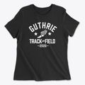 Guthrie Upper Elementary School Track and Field Women's Cotton T-Shirt additional product view 1