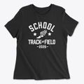 School Community Guidance Center Track and Field Women's Cotton T-Shirt additional view 1