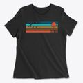 Lisbon Falls Maine Blissful Sunset Women's Cotton T-Shirt additional view 1