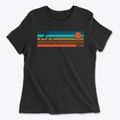 Helper Utah Blissful Sunset Women's Cotton T-Shirt additional product view 1