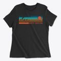 White Plains North Carolina Blissful Sunset Women's Cotton T-Shirt additional view 1