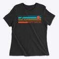 Greenevers North Carolina Blissful Sunset Women's Cotton T-Shirt additional view 1