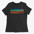 Comfrey Minnesota Blissful Sunset Women's Cotton T-Shirt additional product view 1