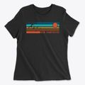 Chatham New Hampshire Blissful Sunset Women's Cotton T-Shirt additional view 1