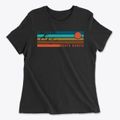 St. Thomas North Dakota Blissful Sunset Women's Cotton T-Shirt additional view 1