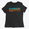 White Oak North Carolina Blissful Sunset Women's Cotton T-Shirt additional view 1
