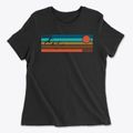 Roma Texas Blissful Sunset Women's Cotton T-Shirt additional product view 1