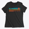 Mills River North Carolina Blissful Sunset Women's Cotton T-Shirt additional view 1
