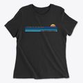 Spencer Mountain North Carolina Water View Women's Cotton T-Shirt additional view 1