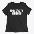 University Heights Iowa Classic Block Women's Cotton T-Shirt additional view 1