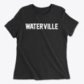 Waterville Kansas Classic Block Women's Cotton T-Shirt additional view 1