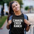 Canada Creek Ranch Michigan Classic Block Women's Cotton T-Shirt additional view 2