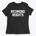 Richmond Heights Ohio Classic Block Women's Cotton T-Shirt additional view 1