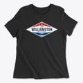 Williamston North Carolina Diamond Star Women's Cotton T-Shirt additional view 1