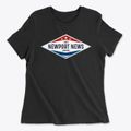 Newport News Virginia Diamond Star Women's Cotton T-Shirt additional view 1