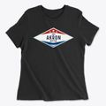Akron New York Diamond Star Women's Cotton T-Shirt additional view 1