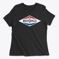 Westerville Ohio Diamond Star Women's Cotton T-Shirt additional view 1