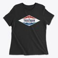 Troutman North Carolina Diamond Star Women's Cotton T-Shirt additional view 1