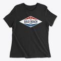 Gold Beach Oregon Diamond Star Women's Cotton T-Shirt additional view 1