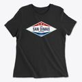 San Dimas California Diamond Star Women's Cotton T-Shirt additional view 1