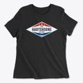 Hartshorne Oklahoma Diamond Star Women's Cotton T-Shirt additional view 1