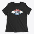 Wilber Nebraska Diamond Star Women's Cotton T-Shirt additional product view 1
