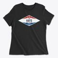 Hays North Carolina Diamond Star Women's Cotton T-Shirt additional view 1