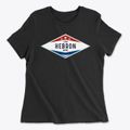 Hebron Maine Diamond Star Women's Cotton T-Shirt additional view 1