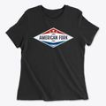 American Fork Utah Diamond Star Women's Cotton T-Shirt additional view 1