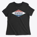 Dickeyville Wisconsin Diamond Star Women's Cotton T-Shirt additional view 1