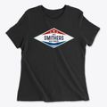 Smithers West Virginia Diamond Star Women's Cotton T-Shirt additional view 1